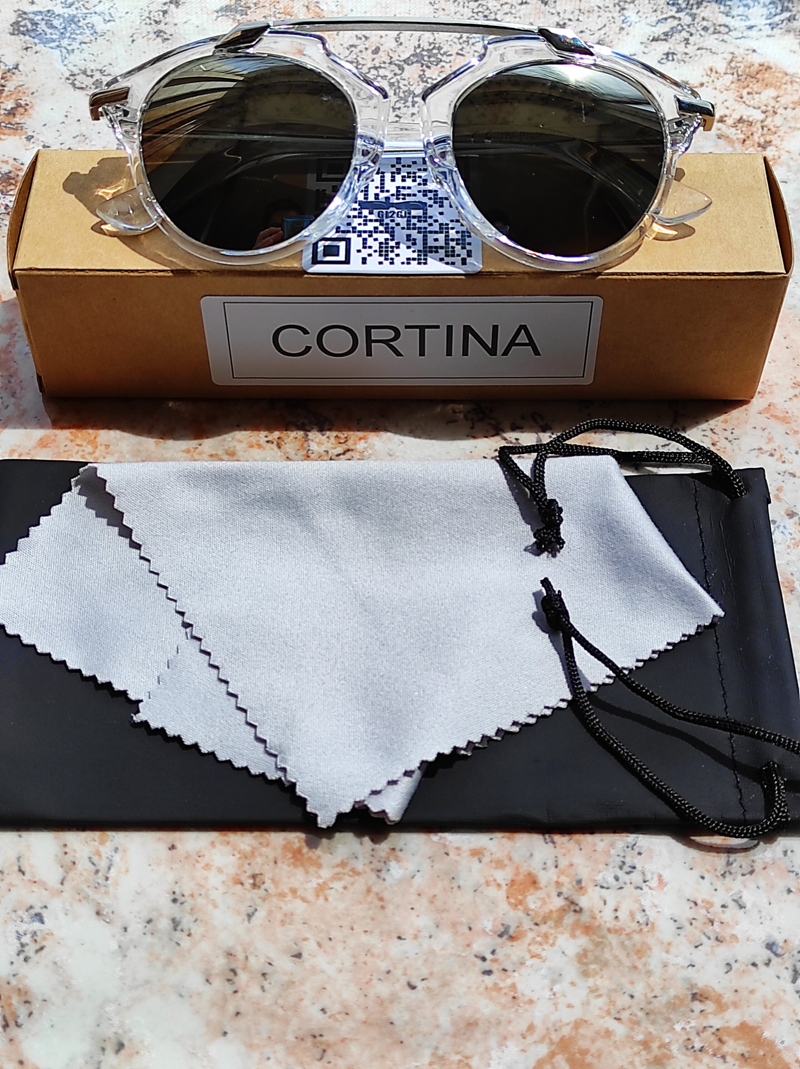 Cortina Trasparente - Argento a Specchio - immagine 6