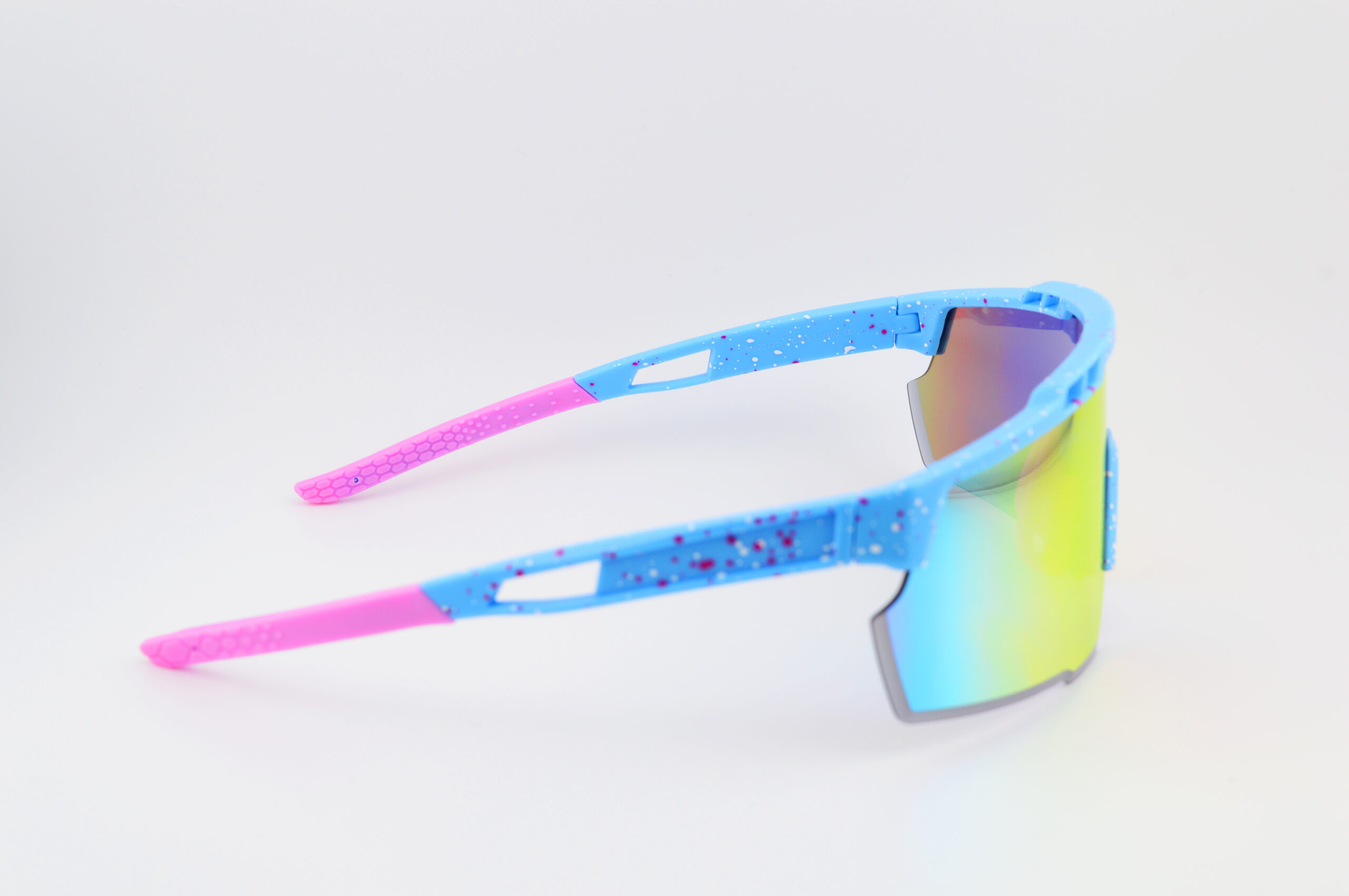 Graffiti Azzurro Rosa - Arancioni Multicolor a Specchio - immagine 3