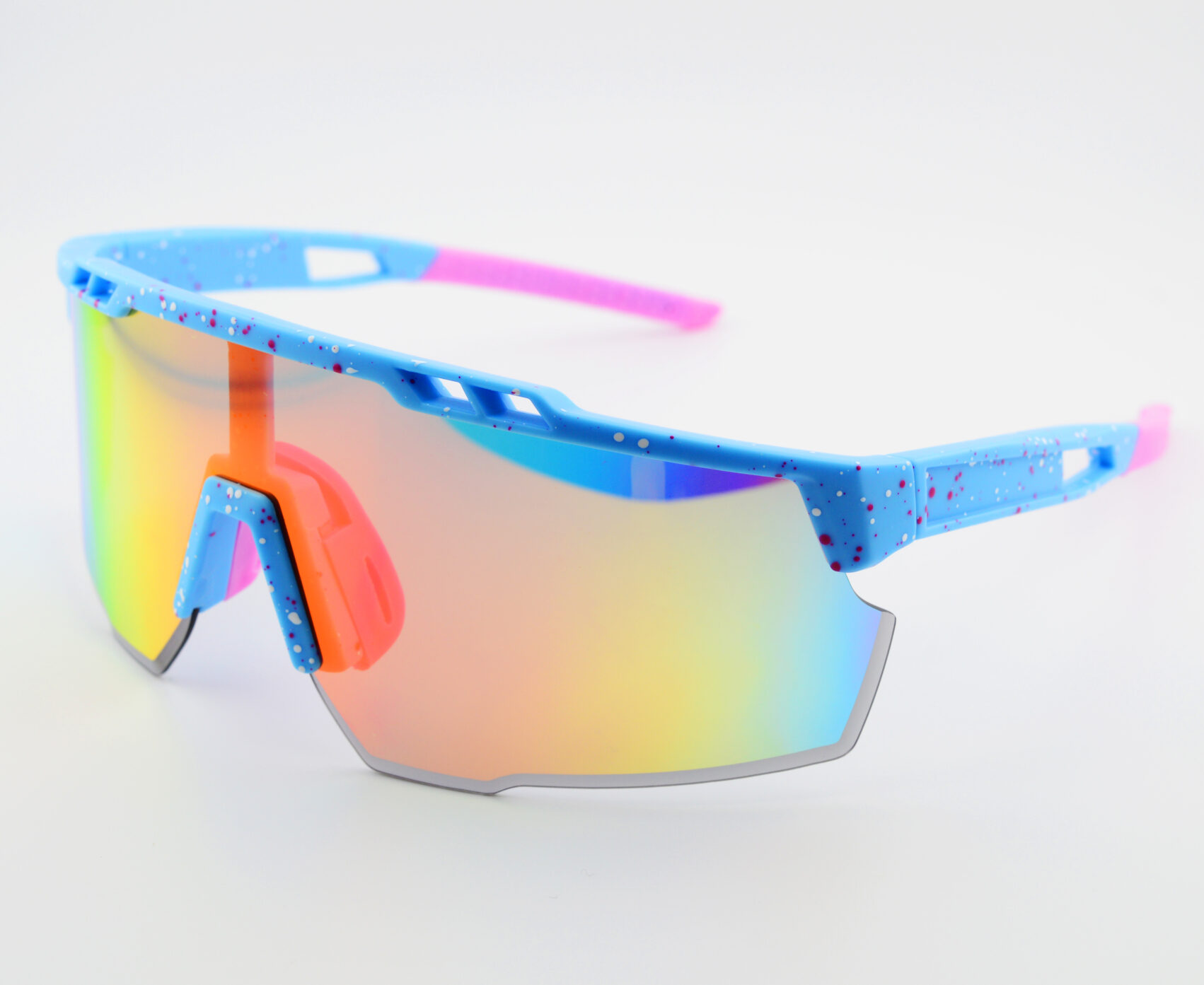 Graffiti Azzurro Rosa - Arancioni Multicolor a Specchio