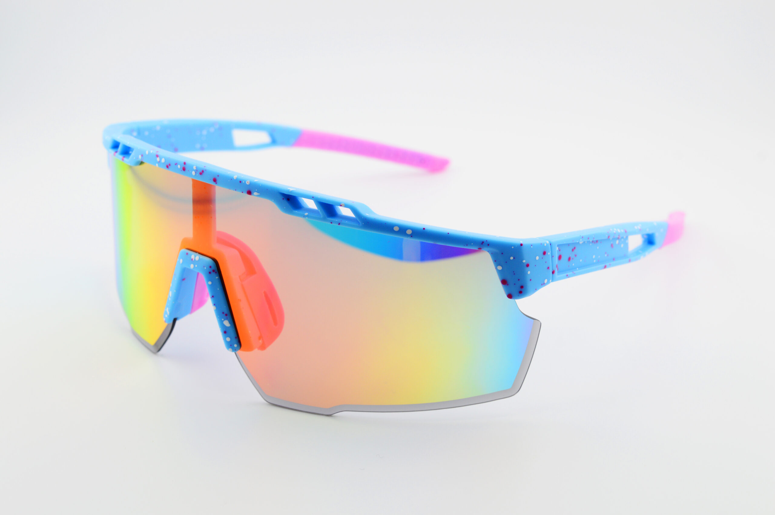 Graffiti Azzurro Rosa - Arancioni Multicolor a Specchio