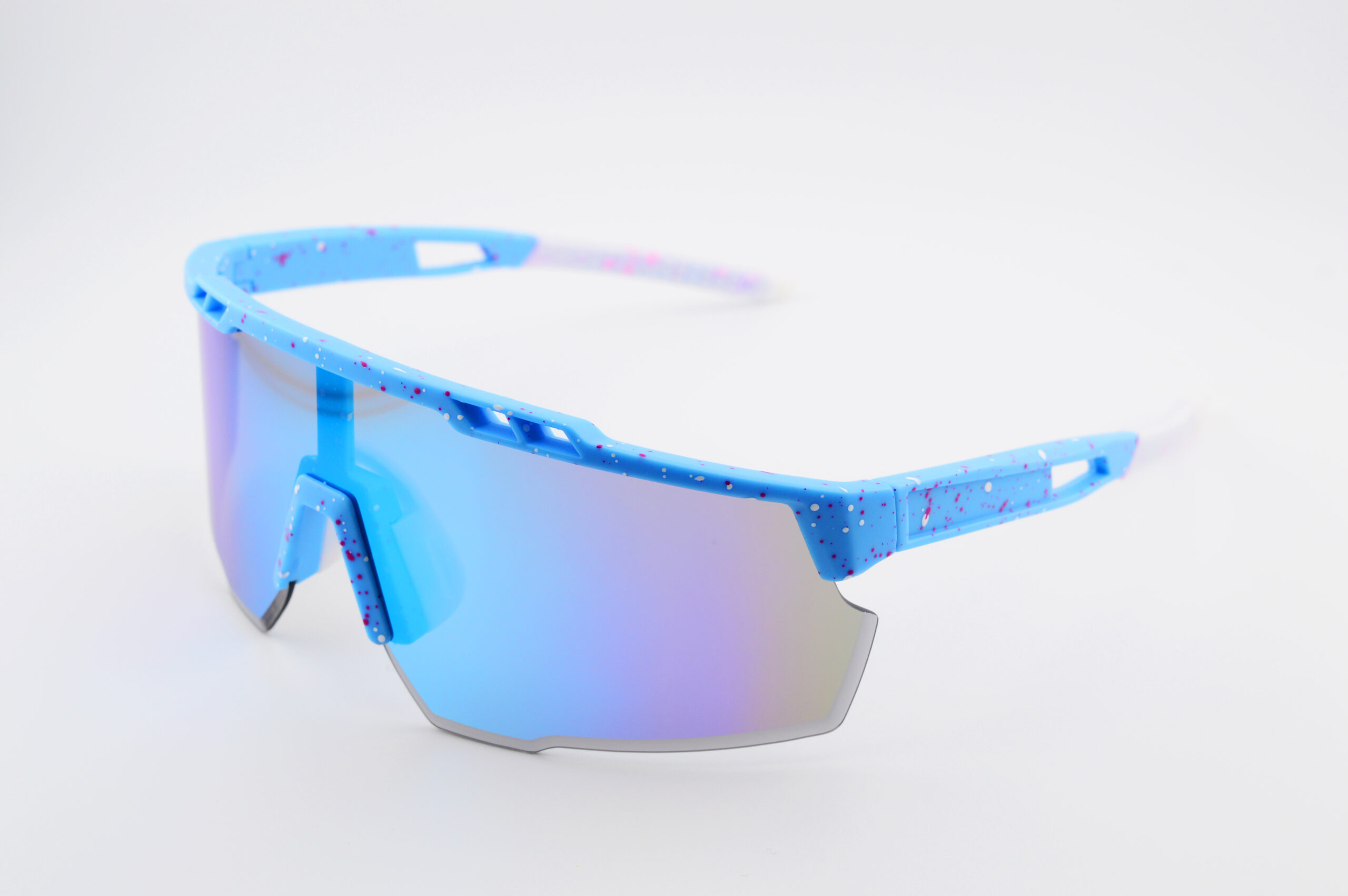 Graffiti Azzurro Bianco - Azzurre Multicolor a Specchio