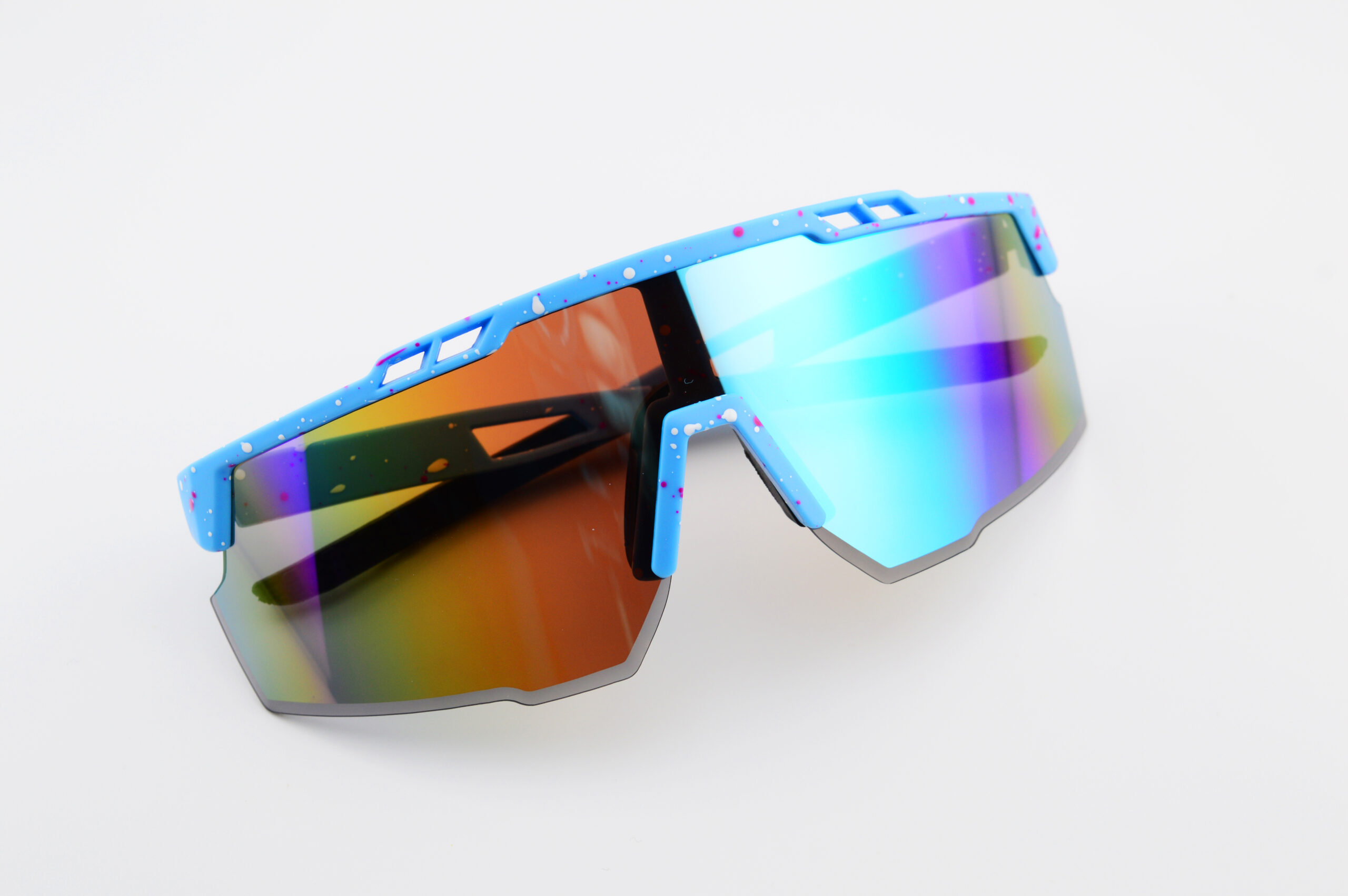 Graffiti Azzurro Nero - Azzurre Multicolor a Specchio - immagine 5