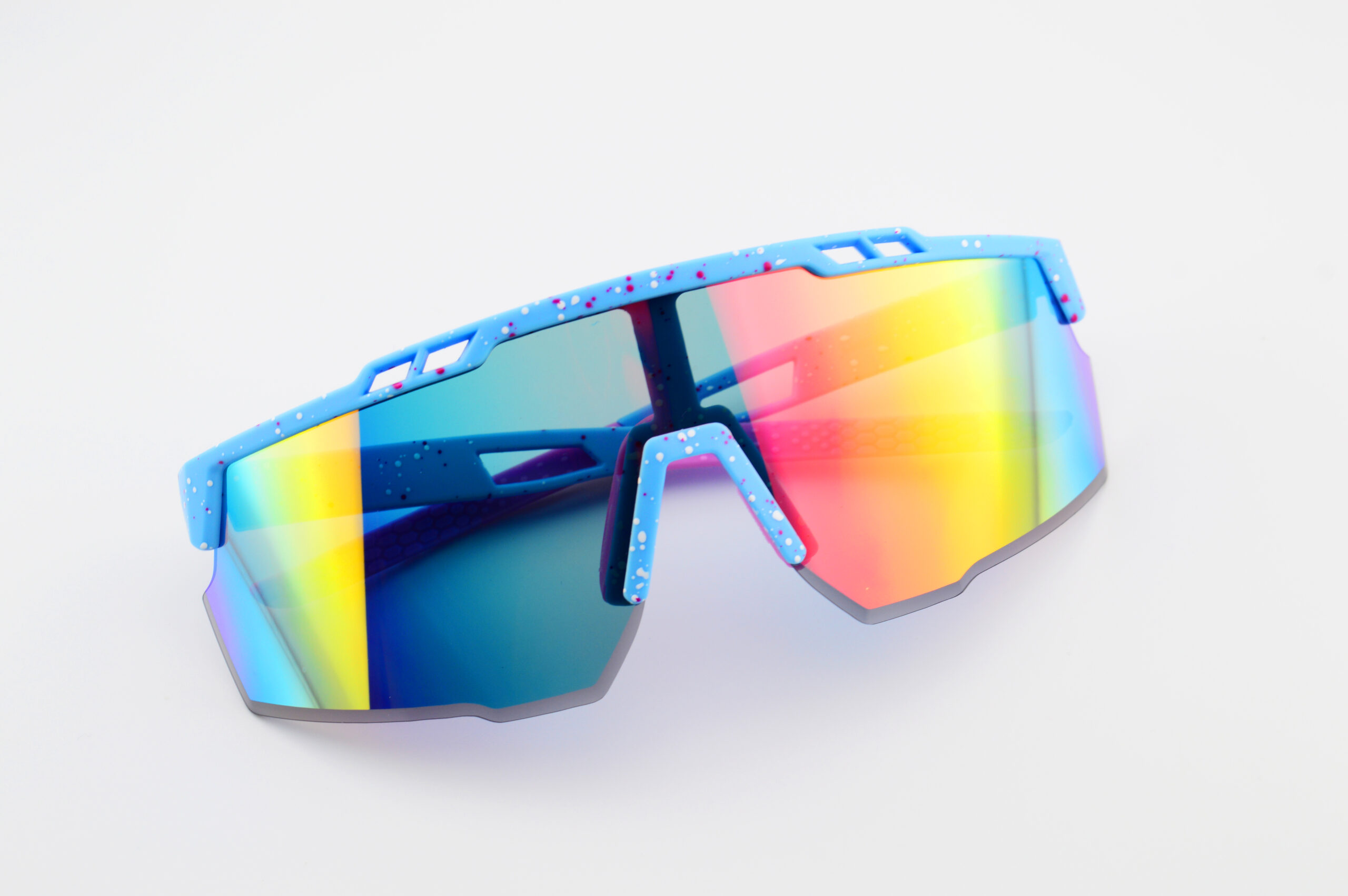 Graffiti Azzurro Rosa - Arancioni Multicolor a Specchio - immagine 5